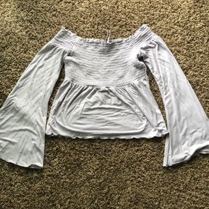 American eagle off the shoulder top
